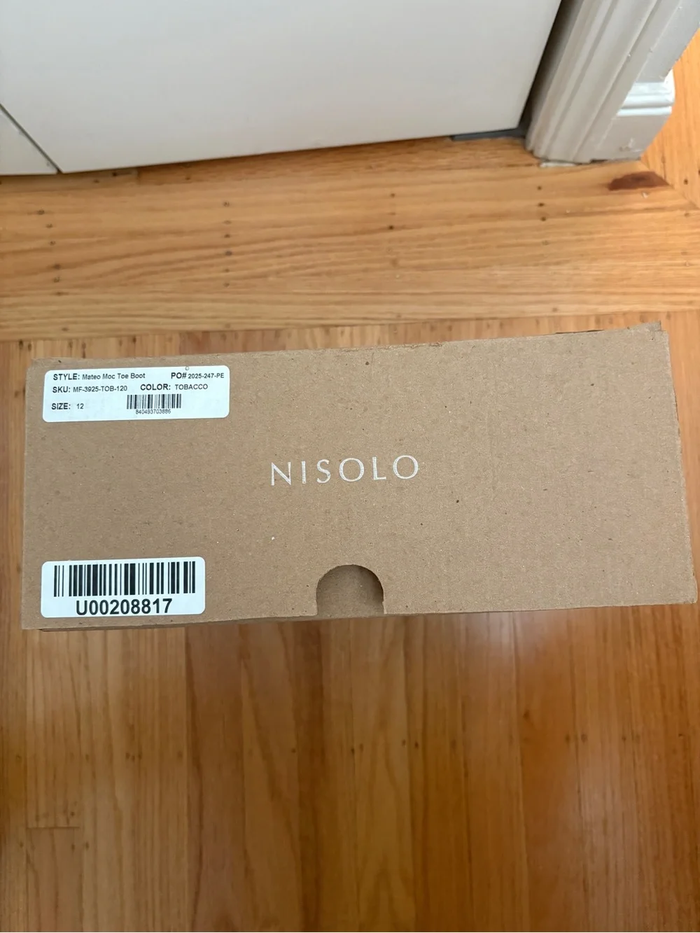 Nisolo Mateo Brown Leather Chukka Moc Toe Boots - Tobacco